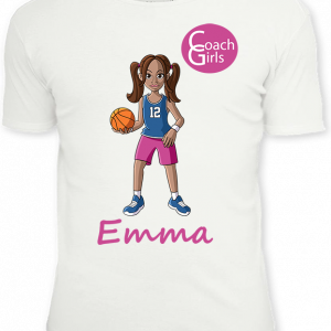 Emma 12 - White T-Shirt - Coach Girls Team