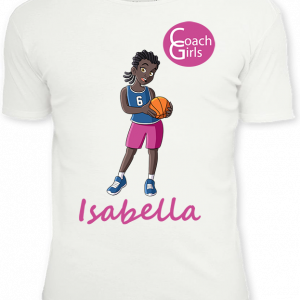 Isabella 6 - White T-Shirt - Coach Girls Team