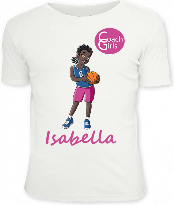 Isabella 6 - White T-Shirt - Coach Girls Team